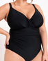 Adella Calypso Plunge Control Swimsuit Black