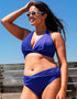 Curvy Kate Twist and Shout Non Wired Triangle Bikini Top Ultraviolet