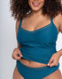 Curvy Kate First Class Plunge Tankini Multiway Top Deep Teal