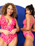 Curvy Kate Retro Wave Non Wired Multiway Swimsuit Print Mix