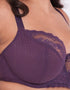 Flirtelle Viola Balcony Bra Fig Purple
