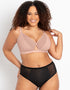 Curvy Kate Get Up and Chill Non-Wired Bralette Soft Pink