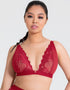 Scantilly Indulgence Non-Wired Bralette Red