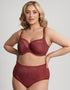 Sculptresse By Panache Chi Chi Full Cup Bra Red Animal