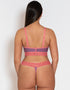 Curvy Kate Twice the Fun Reversible Non-Wired Bralette Pink/Purple