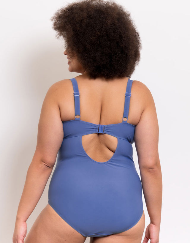 Adella Calypso Plunge Control Swimsuit Mediterranean Blue