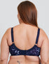 Adella Athena Aura Full Cup Side Support Bra Navy Floral Print