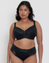Adella Athena Non-Wired Full Cup Side Support Bra Black