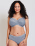 Adella Athena Full Cup Side Support Bra Powder Blue