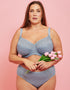 Adella Athena Full Cup Side Support Bra Powder Blue