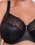 Adella Athena Wild Full Cup Side Support Bra Black
