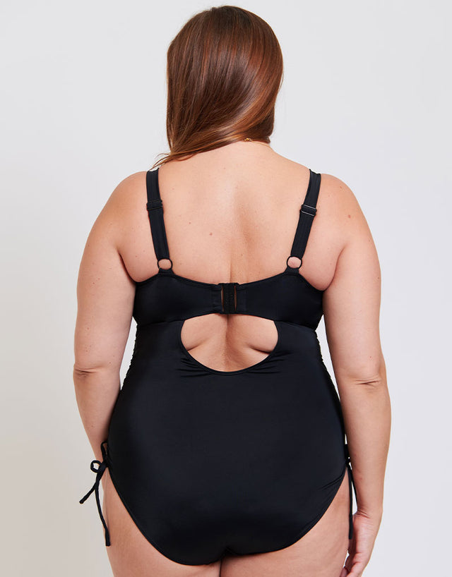 Adella Azura Non-Wired Swimsuit Black