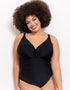 Adella Calypso Plunge Control Swimsuit Black