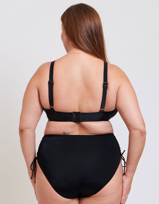 Adella Calypso High Waist Bikini Brief Black