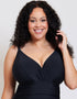 Adella Calypso Plunge Control Swimsuit Black