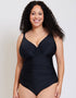 Adella Calypso Plunge Control Swimsuit Black