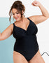 Adella Calypso Plunge Control Swimsuit Black