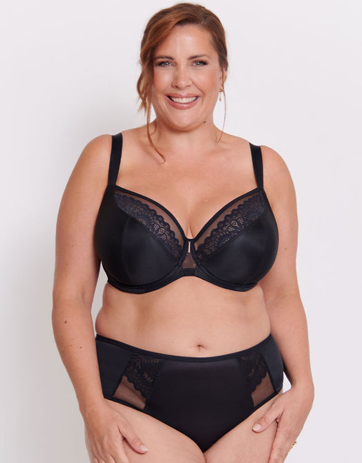 Adella Hera Full Plunge Bra Black