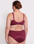 Adella Hera Full Plunge Bra Oxblood