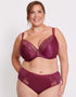 Adella Hera Full Plunge Bra Oxblood