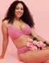 Adella Hera Full Plunge Bra Rose Pink