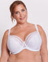 Adella Hera Full Plunge Bra White