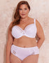 Adella Hera Full Plunge Bra White
