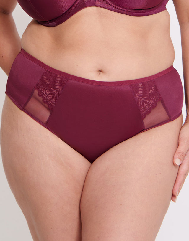 Adella Kin Full Brief Oxblood