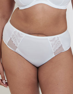 Adella Kin Full Brief White
