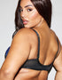 Ann Summers Petal Dreams Balcony Bra Black/Blue
