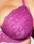 Ann Summers Sexy Lace Padded Plunge Bra Orchid Purple
