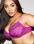 Ann Summers Sexy Lace Padded Plunge Bra Orchid Purple
