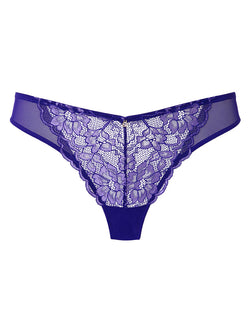 Ann Summers Sexy Lace Brazilian Brief Dark Purple/Lilac