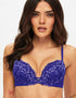 Ann Summers Sexy Lace Padded Plunge Bra Dark Purple/Lilac
