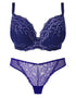 Ann Summers Sexy Lace Padded Plunge Bra Dark Purple/Lilac