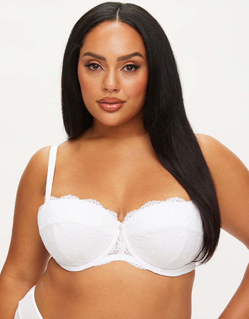 Ann Summers Sexy Lace Planet Padded Balcony Bra White Brastop UK Ann Summers Sexy Lace Planet Padded Balcony Bra White Brastop UK