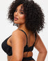 Ann Summers Undisputed Padded Plunge Bra Black