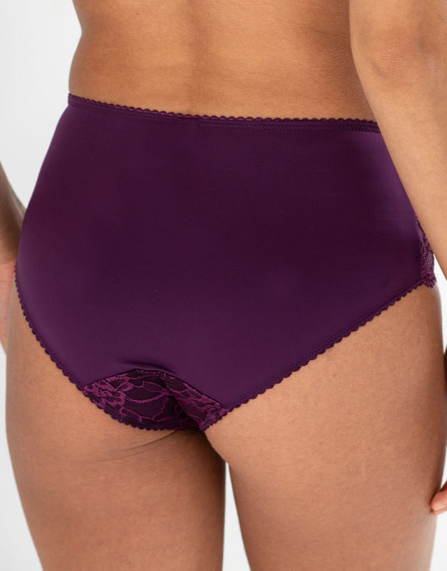 Charnos by Pour Moi Rosalind Brief Plum Purple