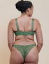 Curvy Kate All Night Lace Scooped Multiway Balcony Bra Dusky Green