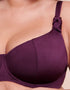 Curvy Kate Beach Bliss Scooped Balcony Bikini Top Mulberry Purple