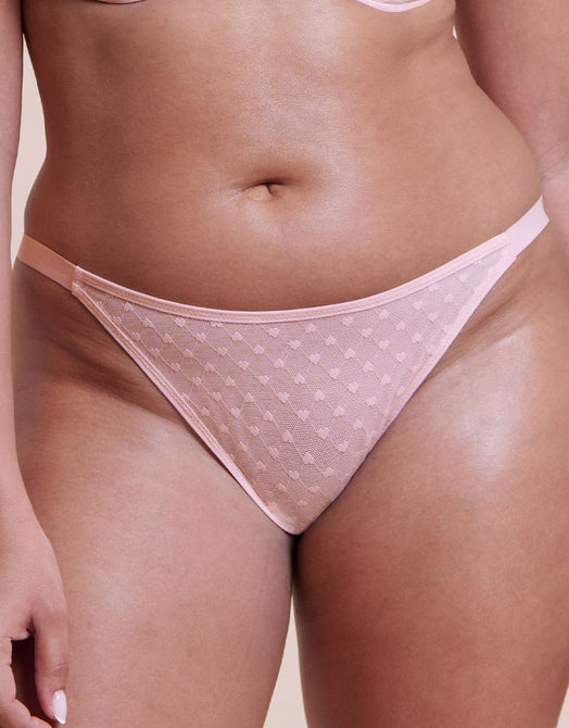 Curvy Kate Boost Heartbreaker Tanga Pale Pink