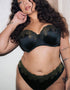Curvy Kate Boost Lace Tanga Brief Black/Gold
