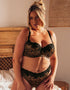 Curvy Kate Boost Lace Padded Balcony Bra Leopard Print