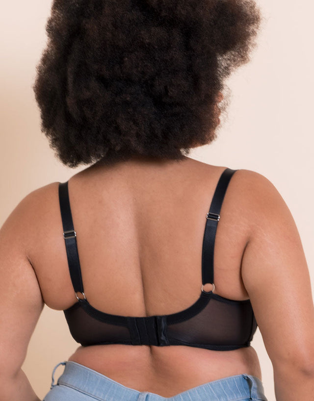 Curvy Kate Boost Me Up Padded Balcony Bra Black