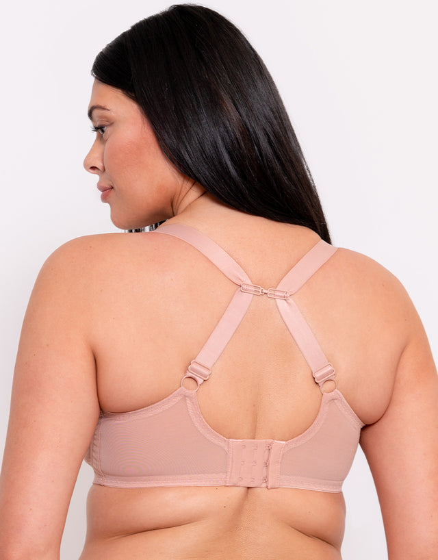 Curvy Kate Centre Stage Full Plunge Side Support Bra Latte