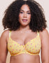 Curvy Kate Cool Cat Scooped Multiway Balcony Bra Yellow Floral