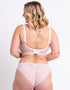 Curvy Kate Emboost Brazilian Brief White/Pink