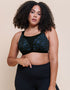 Curvy Kate Everymove Wired Multiway Sports Bra Black/Blue Print