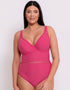 Curvy Kate First Class Plunge Swimsuit Pink