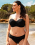 Curvy Kate First Class Bandeau Strapless Multiway Bikini Top Black